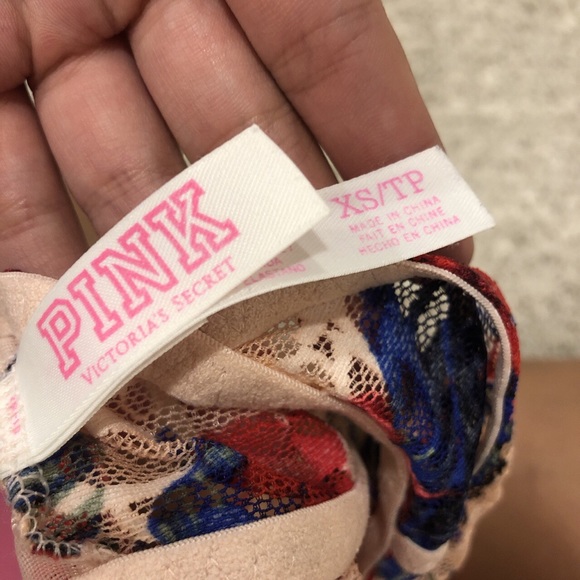 VS Pink Lace Bralette - Picture 3 of 3